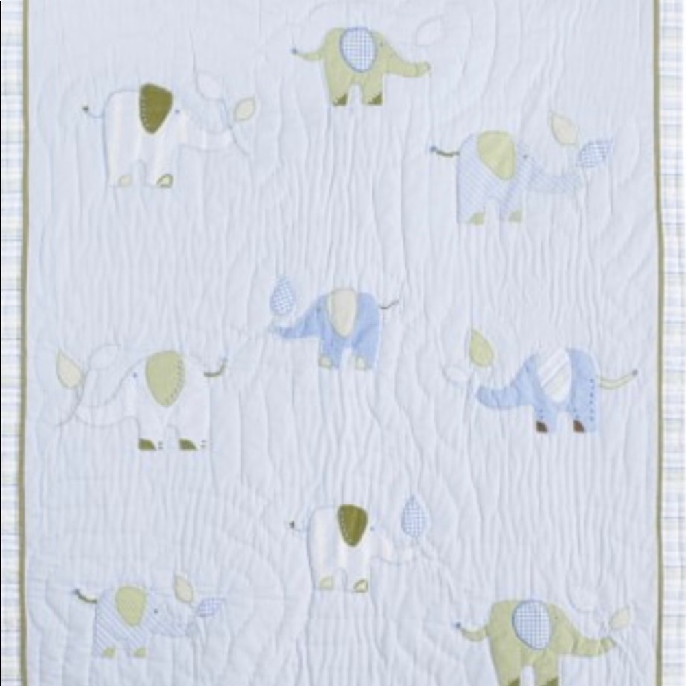 Pottery Barn Kids Eli’s Elephant Nursery Set